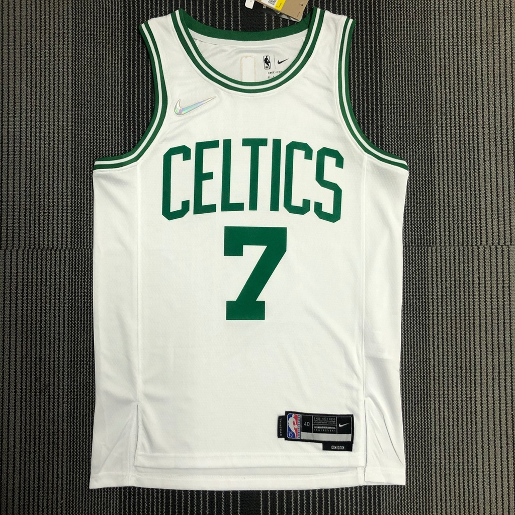 Áo Bóng Rổ Boston Celtics Màu Trắng Kỷ Niệm 75 Năm Cho Nam