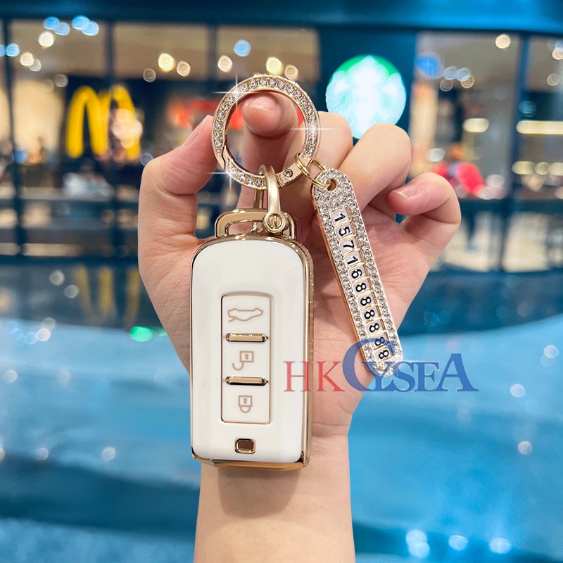 Ốp Chìa Khóa Điều Khiển Từ Xa Cho Mitsubishi Xpander Outlander 3 ASX Colt Lancer Grandis Pajero Sport Eclipse Cross Montero Xpander