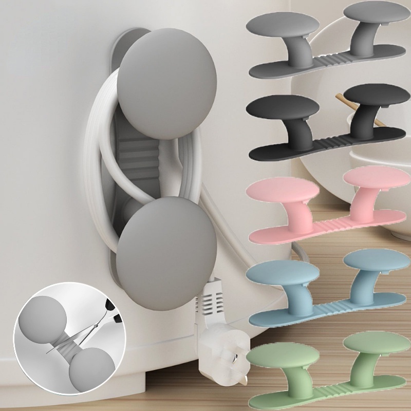 Móc Treo Khăn Choàng / Điện Thoại Hình Nấm Đa Năng Tiện Dụng