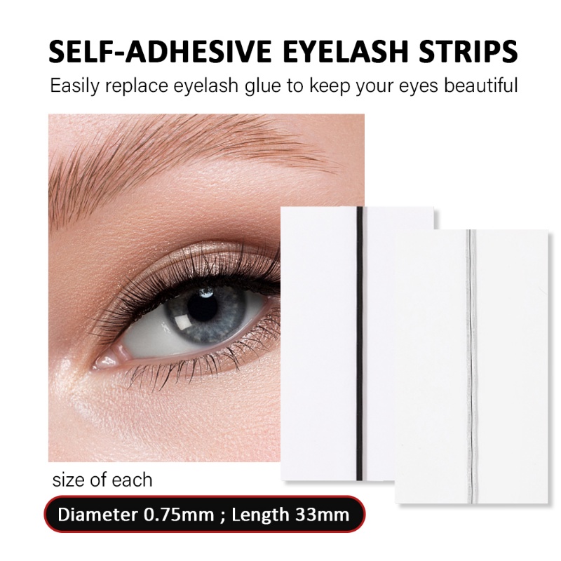 10 / 40 / 50 Miếng Dán Mi Giả Trong Suốt Không Gây Dị Ứng Có Thể Tái Sử Dụng