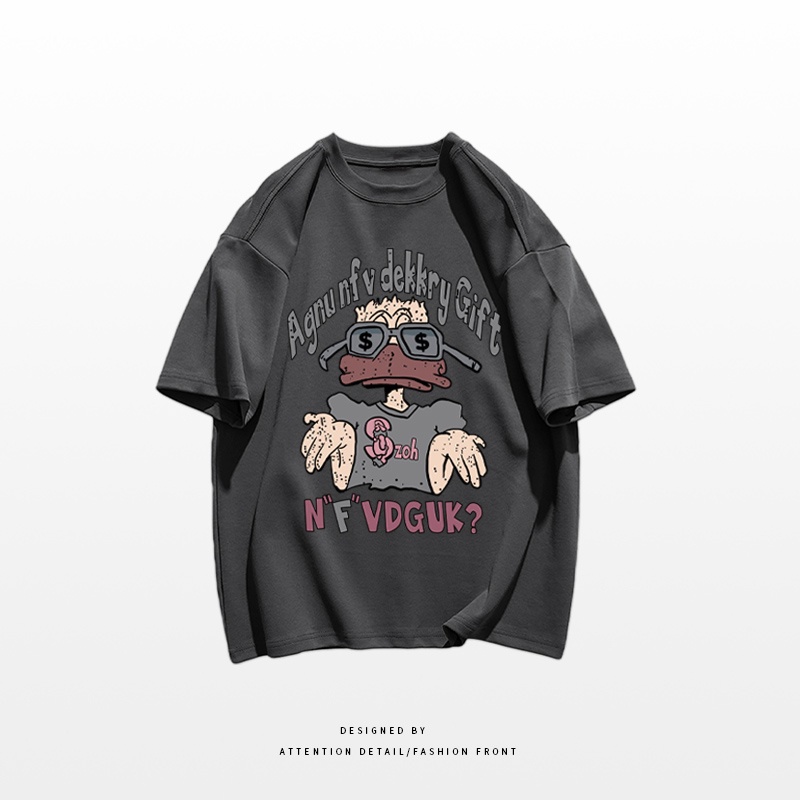 Áo thun NRVP 100% cotton tay ngắn thời trang cho nam và nữ plus size