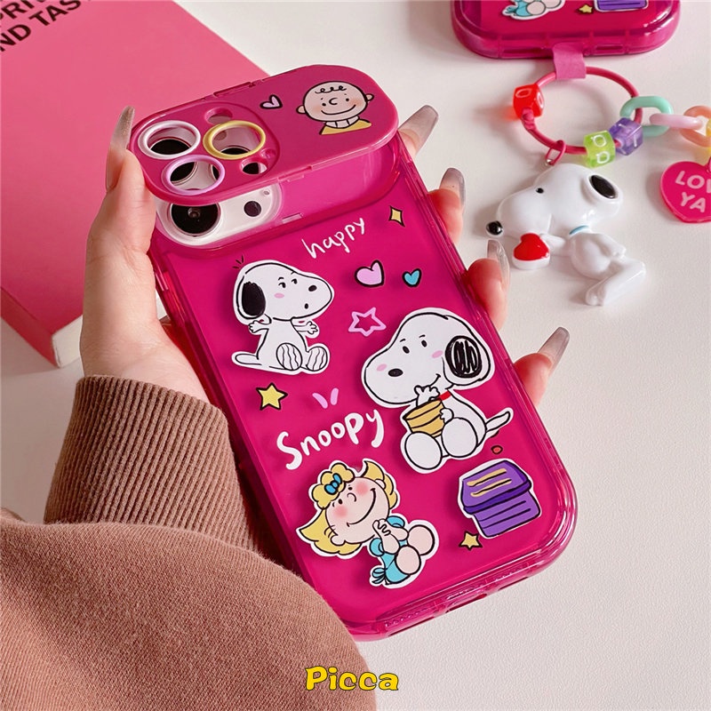 Ốp Điện Thoại TPU Mềm Chống Sốc In Hình Snoopy Cho IPhone 11 14 13 12 Pro MAX XR 8 7 14 Plus X XS MAX SE 2020