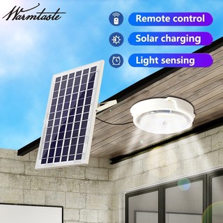 Đèn led gắn trần sử dụng năng lượng mặt trời chống nước điều khiển từ xa