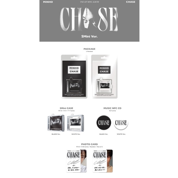 SHINEE MINHO - CHASE  1st Mini Album