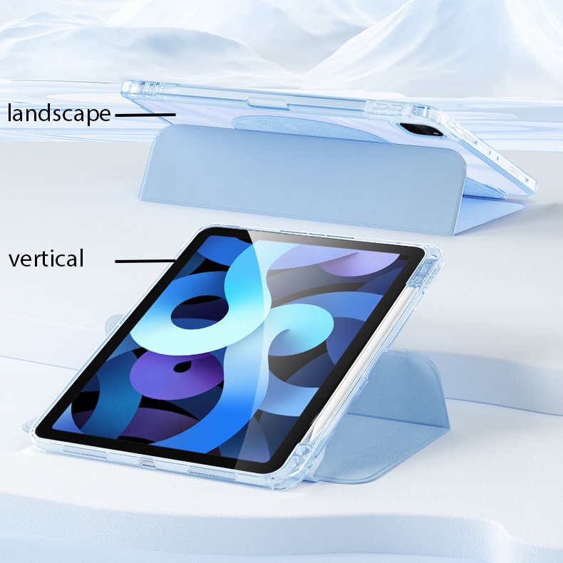 Bao Da Máy Tính Bảng Xoay Được Có Ngăn Đựng Bút Chì Cho iPad Pro 11 Air 5 Air 4 7th 8th 9th 10.2 inch