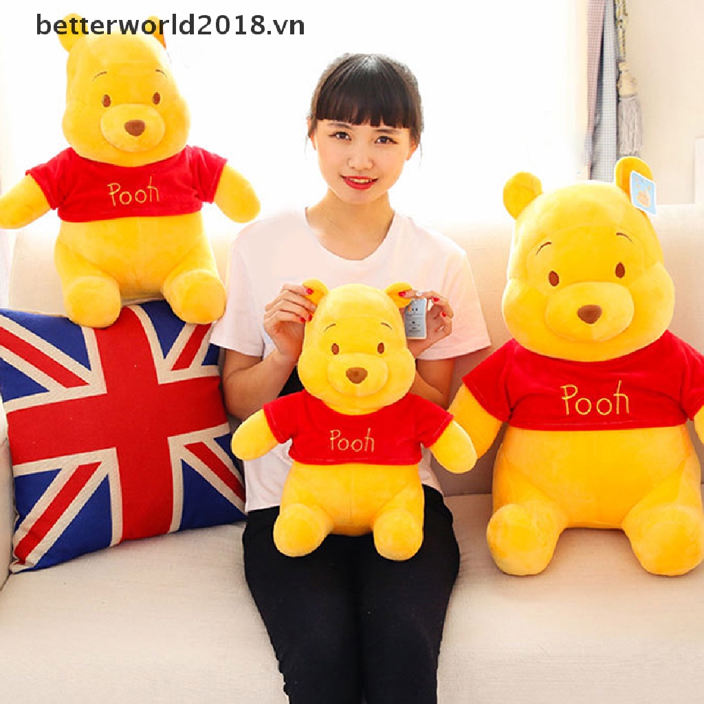 DISNEY 1 Chú Gấu Pooh Nhồi Bông Mềm Mại Đáng Yêu Thời Trang 2018