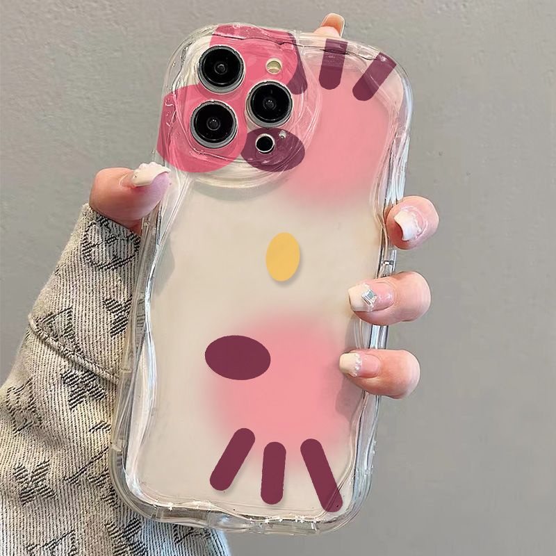 ✅Ốp Điện Thoại Mềm Trong Suốt Chống Sốc In Hình Mèo kitty Cho iPhone14 / 13promax 12 / 11 7 / 8p xsxr RR8G