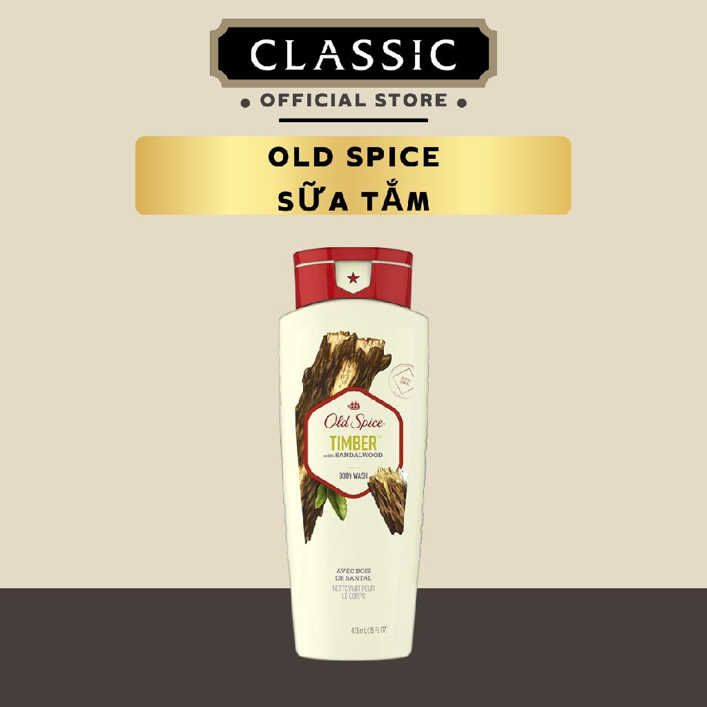 Sữa Tắm Old Spice Timber With Sandalwood 473ml - Chính hãng Mỹ