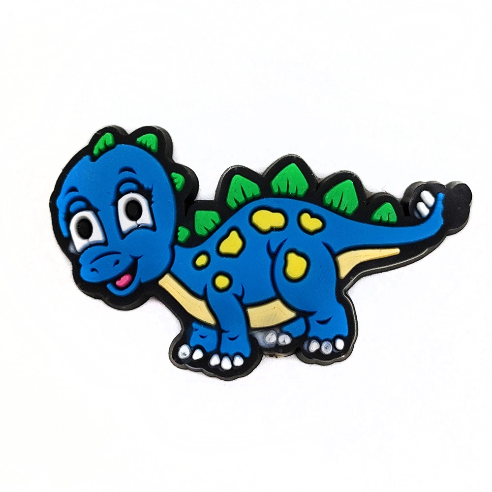 Hot 1 Piece Phụ kiện Dinosaur Original jibbitz crocs Crocodile Phụ kiện guốc gỗ Sandals DIY Pins Trang trí Quà tặng cho trẻ em trai khỏe mạnh