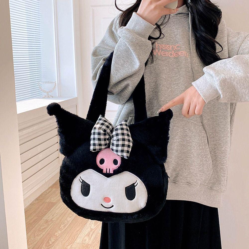 Túi Đeo Vai Đựng Mỹ Phẩm / Sách / Mỹ Phẩm Cỡ Lớn Đính Nơ Phong Cách Lolita Xinh Xắn Cho Bạn Gái