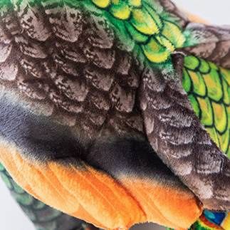 Thú Nhồi Bông Hình Chim Công Xanh Dương Cho Bé YS2 SY2