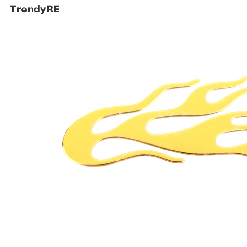 Decal DáN PhảN Quang HìNh NgọN Lửa 3d 20 * 4CM Cho Xe Hơi / Xe MáY