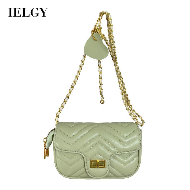 Túi Đeo Vai Nhỏ Hình Thoi Phối Dây Xích Thời Trang Cho Nữ