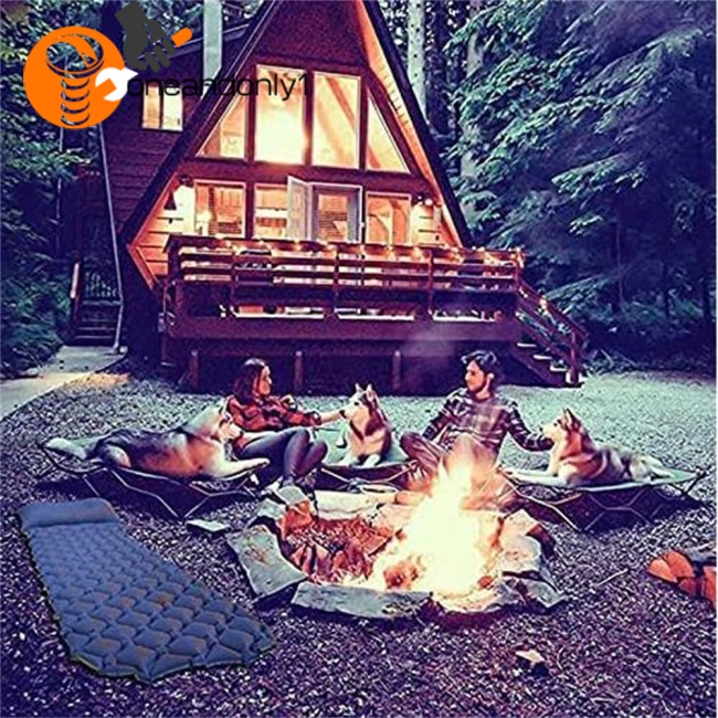 Đệm Ngủ Tự Bơm Hơi Siêu Nhẹ Kèm Gối Di Động Tiện Dụng Mang Theo Du Lịch / Cắm Trại