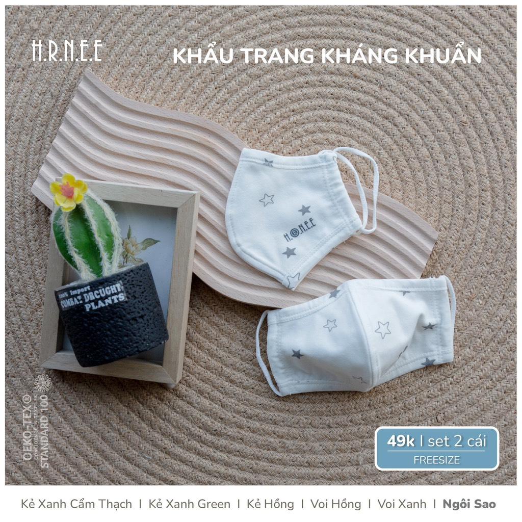 Set 2 khẩu trang Hrnee cho bé