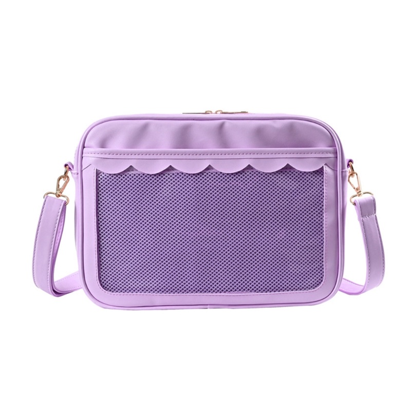 Túi Xách Da PU Trong Suốt Phong Cách Nhật Bản