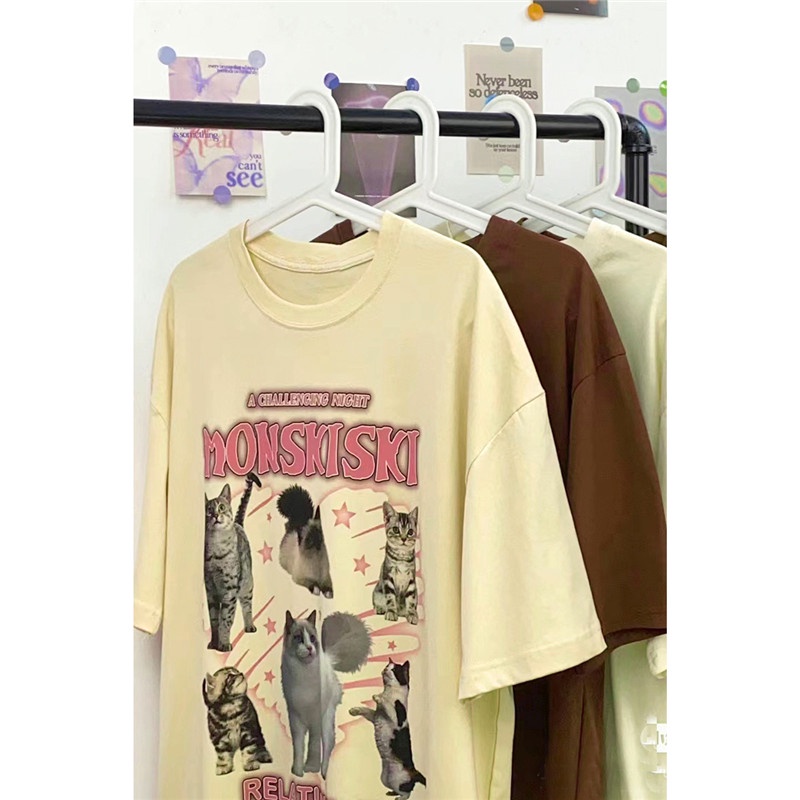 NRVP Áo Thun 100% Cotton Tay NgắN Plus Size Cho Nam Và Nữ