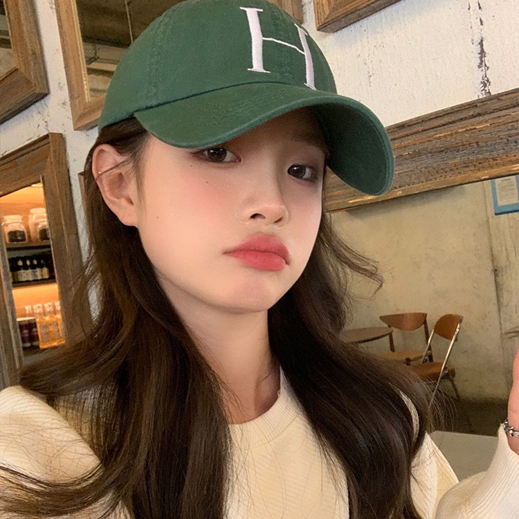 Mũ Lưỡi Trai Cotton Vành Rộng Phong Cách Hàn Quốc Đơn Giản