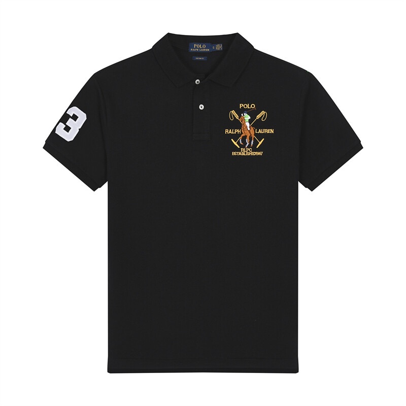 Áo polo NgắN Tay Thêu Logo Ralph Laurensn Cho Nam