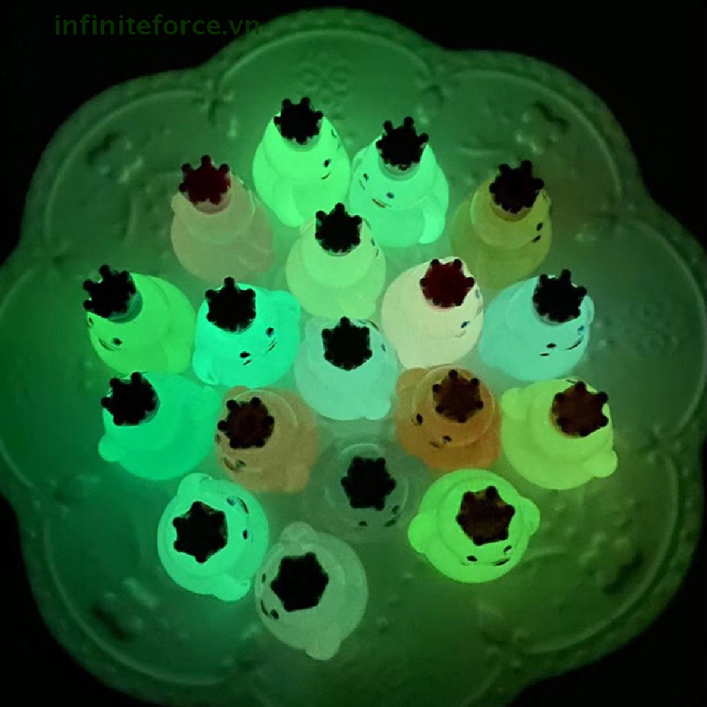 Mô Hình Vua Tuyết Nhỏ Trong Suốt Nhiều Màu Trang Trí Cho Nhà Búp Bê