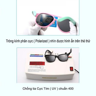 [Nhiều màu] Mắt kính râm trẻ em tráng gương phân cực Polarized D802