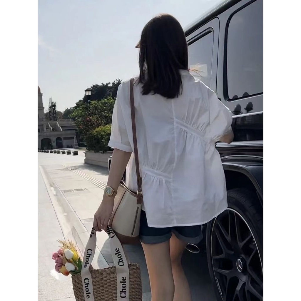 Áo Sơ Mi Chiffon Tay Phồng Thời Trang Mùa Hè 2022 Cho Nữ