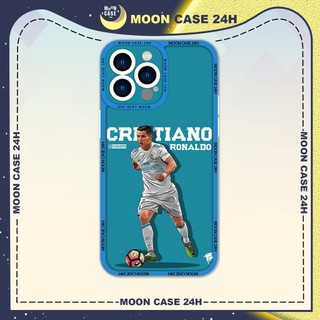Ốp lưng iphone cạnh vuông MOON CASE 24H Ronaldo Fanart 6/7/8plus/x/xs/11/12/13/14pro/plus/promax