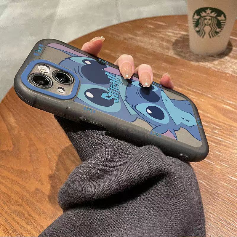 ✅Ốp Điện Thoại Mềm Trong Suốt In Hình Stitch Dễ Thương Cho iPhone 14 / 13pro 12promax 7Plus Xr