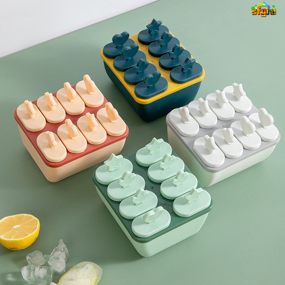 Khuôn Làm Kem Bằng Silicone Nhiều Ngăn Tiện Dụng Khi Đi Dã Ngoại