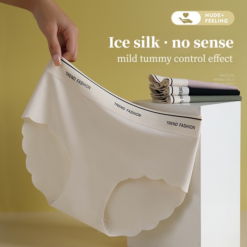 [Công Nghệ Đen Đáy Quần Lót cotton Nguyên Chất Kháng Khuẩn Lưng Vừa Không Đường May Co Giãn Thoáng Khí Phong Cách Thể Thao Cho Nữ