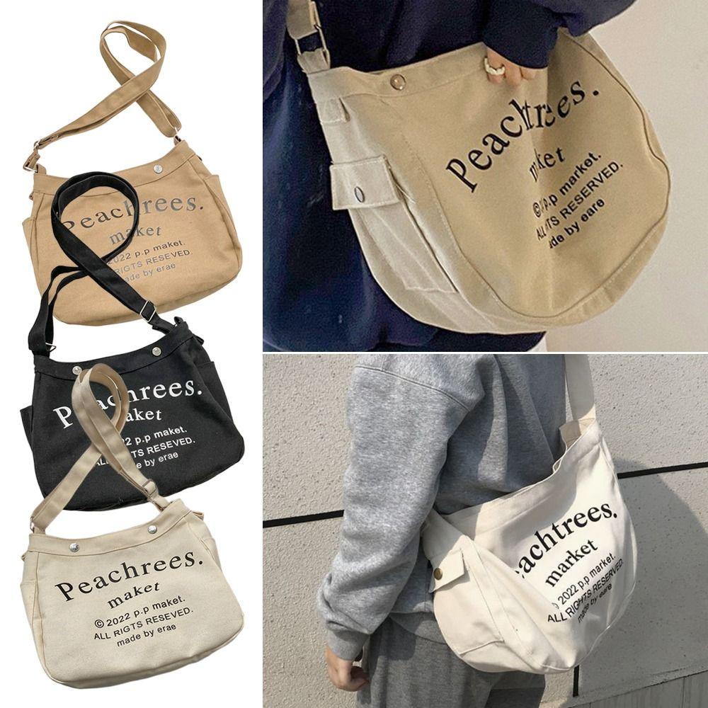 Túi Xách Đeo Vai Đựng Hành Lý Bằng Vải Canvas Dành Cho Nữ