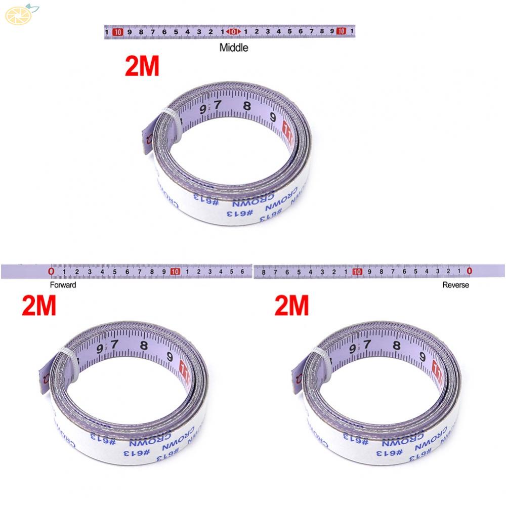 【VARSTR】Scale Tape For Woodworking Ruler Stainless Steel 2M Metric 1pcs Soft Ruler