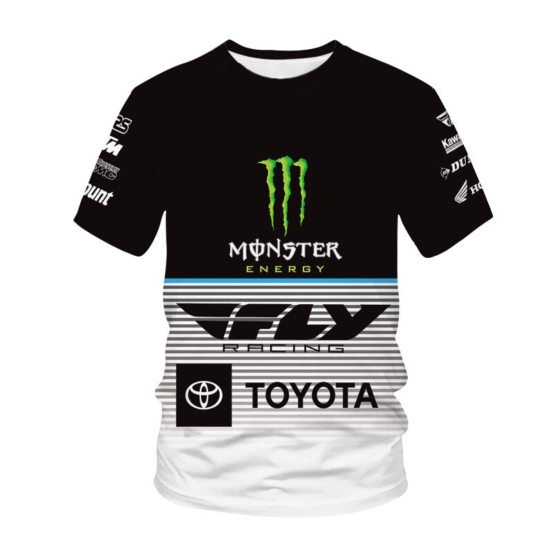 Áo Thun Tay Ngắn In Hình Xe Hơi 3D Cá Tính Cho Nam Nữ