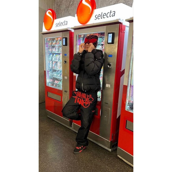 Quần Jogger Màu Đen Dáng Rộng Phong Cách Hip Hop Đường Phố Y2K Thời Trang 2023 Dành Cho Nam