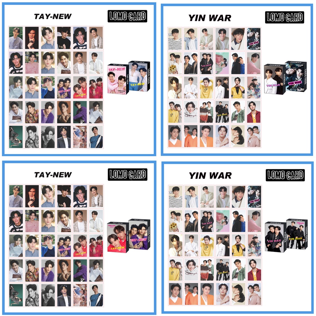 Hộp 30 Tấm Ảnh Lomo Card Jin WAR Zeenew Ohm Nanon Burun prem Kinporsche