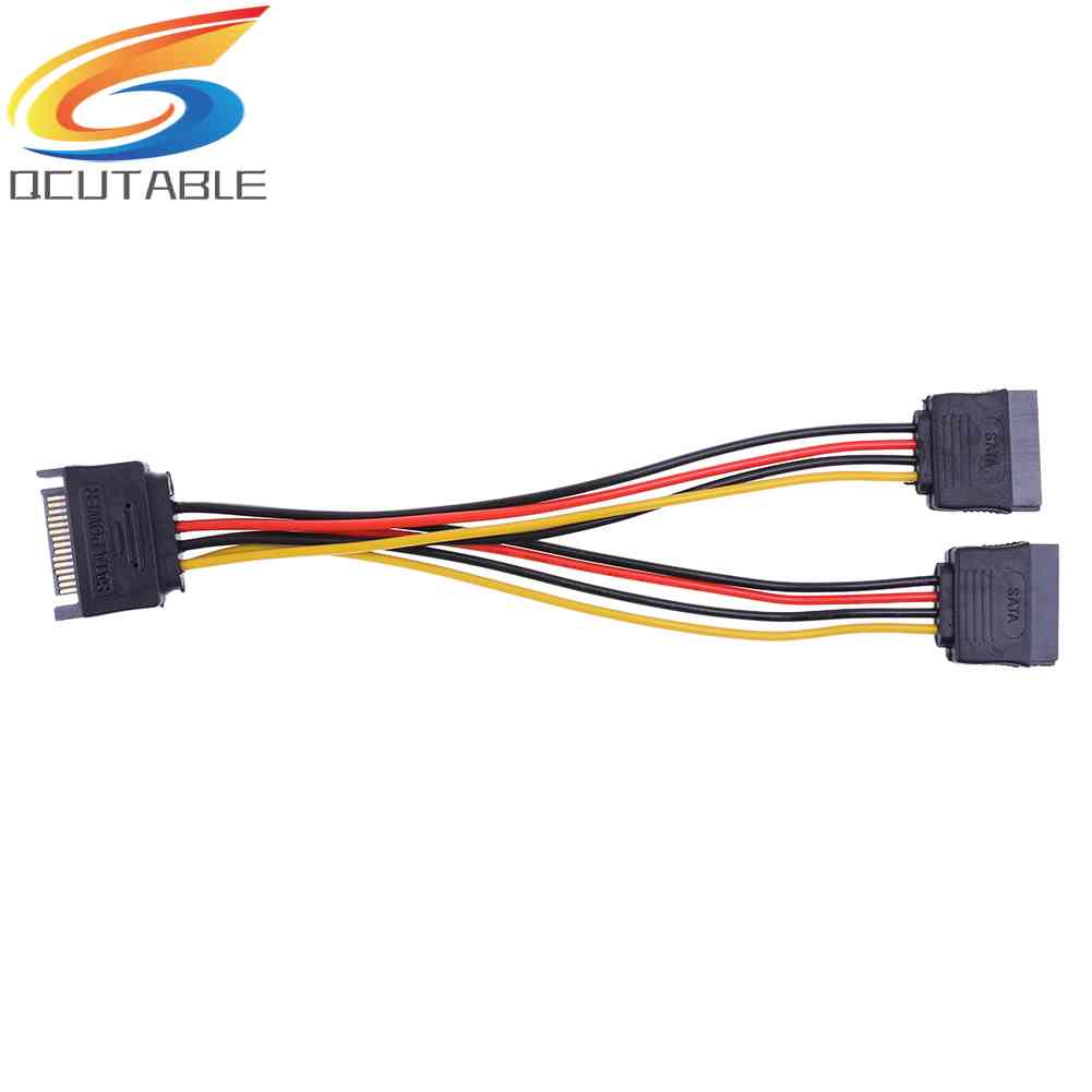 Cáp Chia Cổng SATA 15Pin Sang Cổng SATA 2 15Pin SATA 15Pin