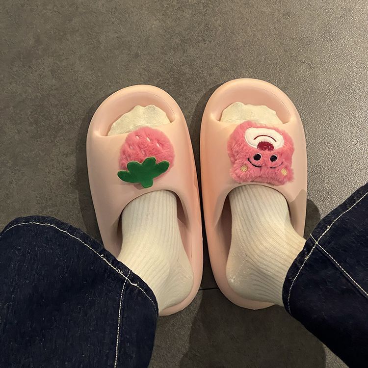 ISAHINI dép nữ dép bánh mì Dép Đi Trong Nhà Thoải Mái Cho Nữ 13Z23032109