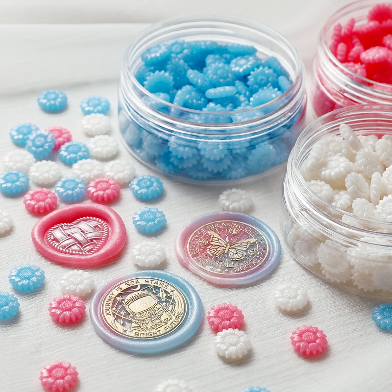 Sáp Đóng Dấu Niêm Phong Bao Bì Thư 95 Màu Sắc Hoa Hướng Dương / Hoa Hướng Dương