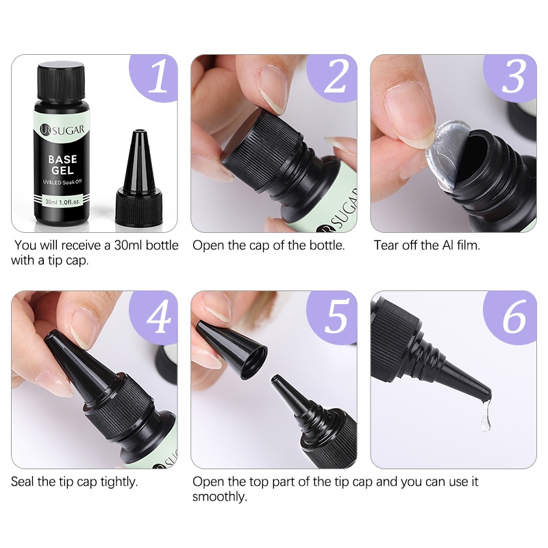 Gel sơn phủ móng tay UR SUGAR UV LED cao cấp 30ML