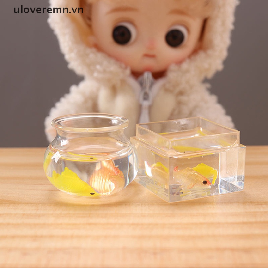 Mô Hình Cá Vàng Nhỏ Xinh Trang Trí Nhà Búp Bê DIY