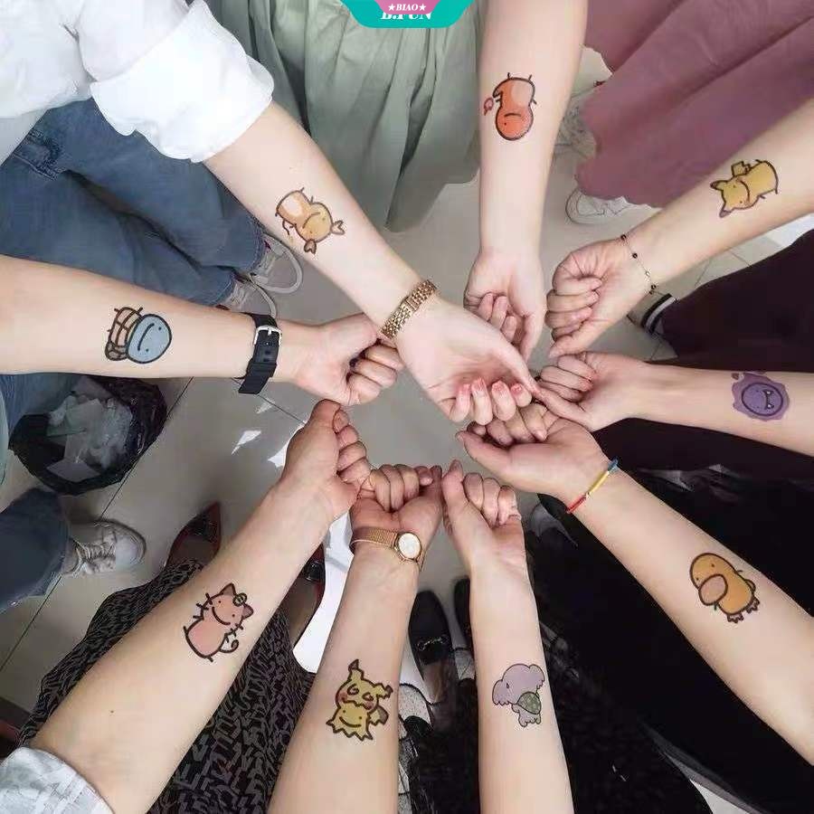 Set 30 Hình Xăm Dán Tạm Thời Hình Pokemon Dễ Thương