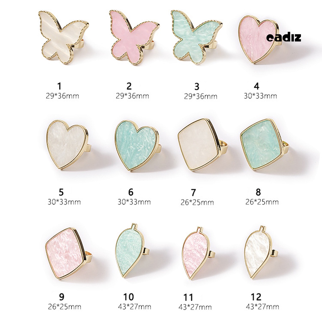 Bảng Màu Trang Trí Móng Tay Nghệ Thuật Viền Màu Vàng Đồng Dễ Vệ Sinh Tiện Dụng