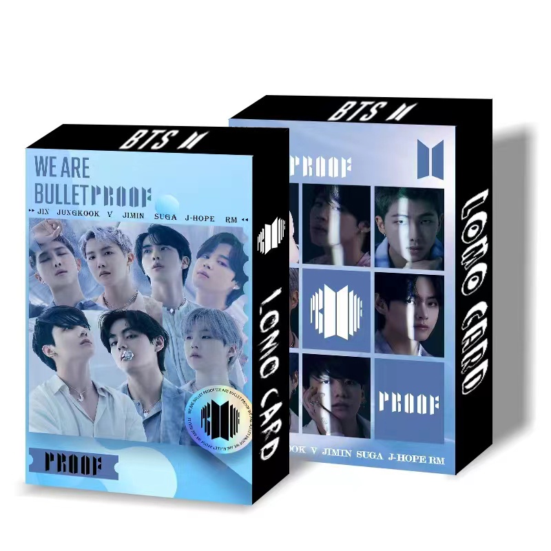 Hộp 30 Thẻ BTS Proof Album Photocard V JK JIMIN Suga JIN Lomo Card