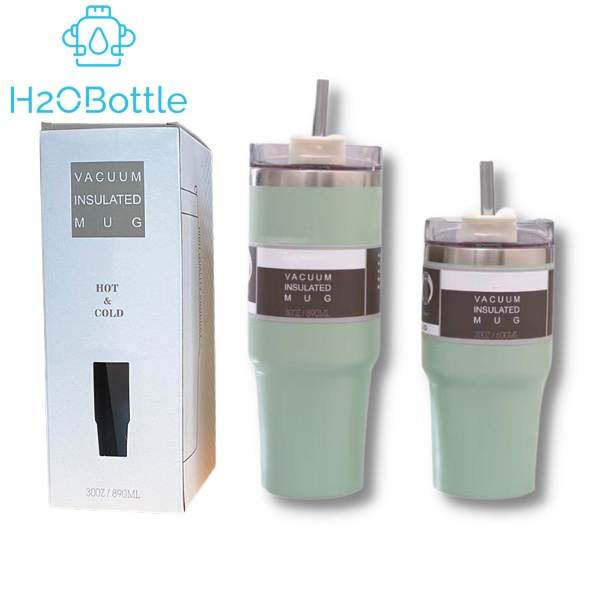 Ly giữ nhiệt starbucks cao cấp 600ml/890ml lõi inox chất lượng cao, ly cà phê giữ nhiệt starbuck - H2obottle