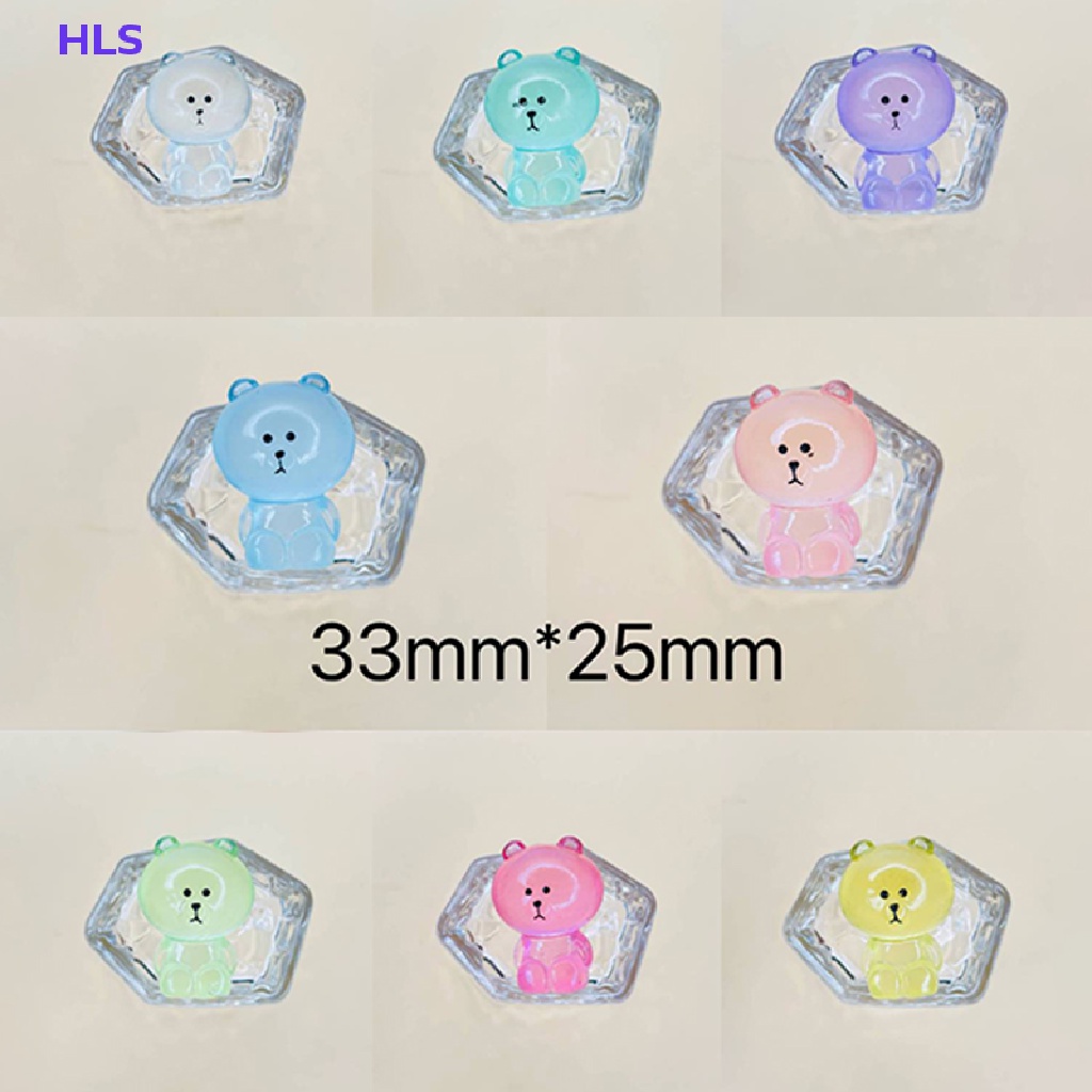 [HLS] Tượng Gấu Hoạt Hình Phát Sáng Trang Trí Phong Cảnh DIY