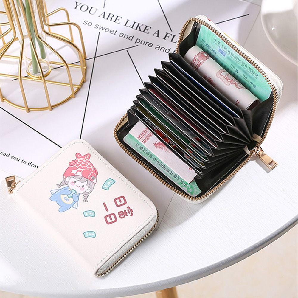 RAINBOW Ví Đựng Thẻ Sức Chứa Lớn Đa Năng Tiện Lợi Dễ Sử Dụng