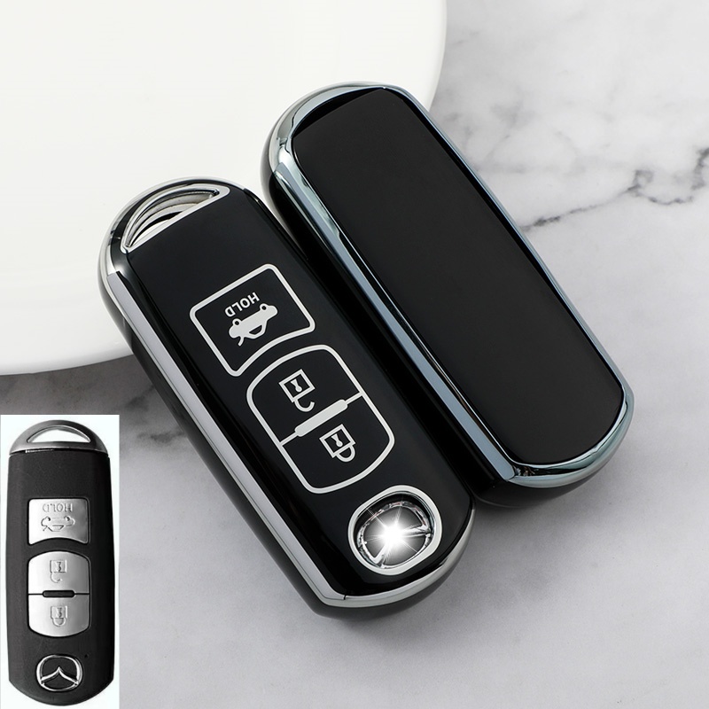 Soft Tpu Car Key Fob Cover Case Protect. Mazda 2 Mazda 3 Mazda 5 Mazda 6 Cx-3 Cx-4 Cx-5 Cx-7 Cx-9 Atenza Axela Mx5 Car