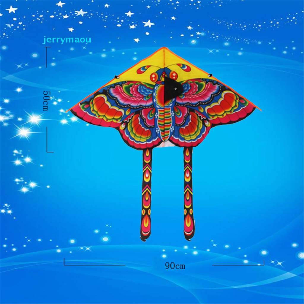 Diều Hình Bướm Cỡ Lớn 90cm Bằng Nylon Kích Thước 90 * 55cm