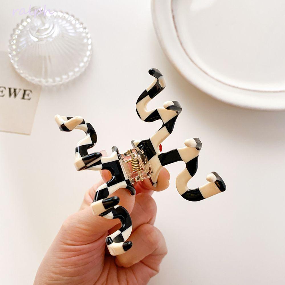 Kẹp Tóc Rửa Mặt Axit Acetic Hình Chữ M Đơn Giản Thanh Lịch Cho Nữ