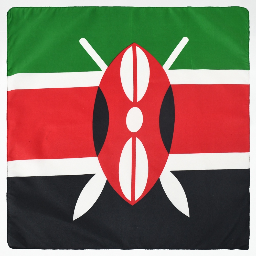 Khăn Choàng Vuông Bằng Polyester In Họa Tiết Cờ Bandana Phong Cách Hiphop Đường Phố